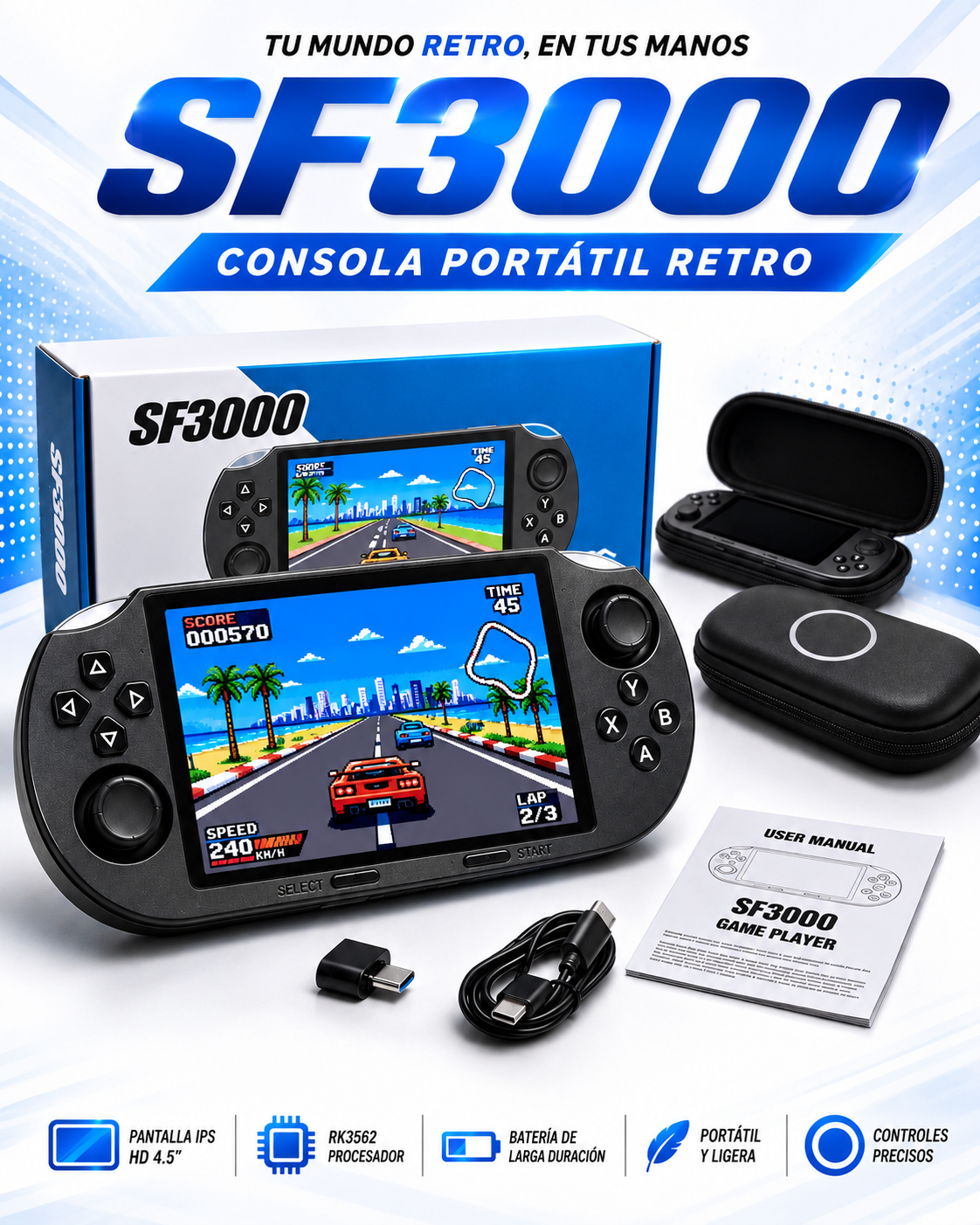 New SF3000 + Estuche