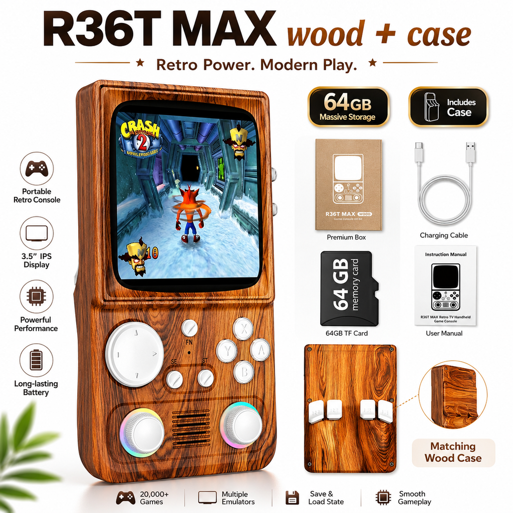 R36T MAX Wood + Case